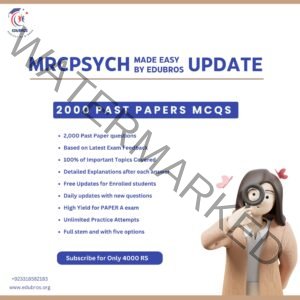 MRCPSYCH PAPER A - 2000 PAST PAPER QUESTIONS
