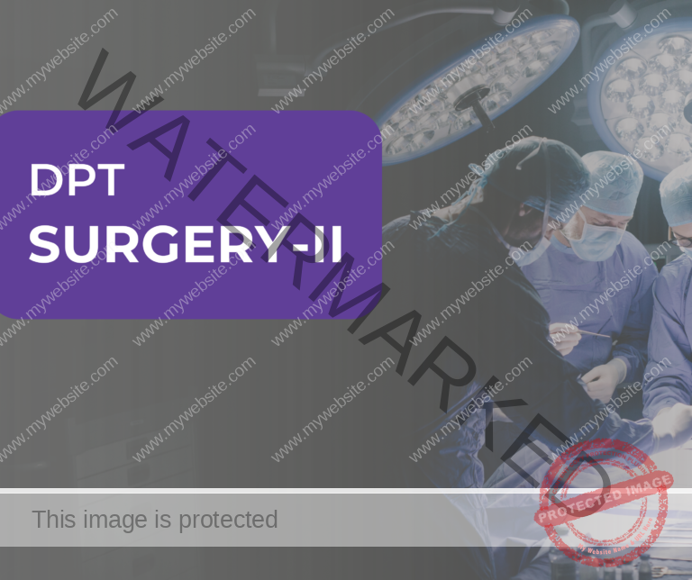 DPT – SURGERY II