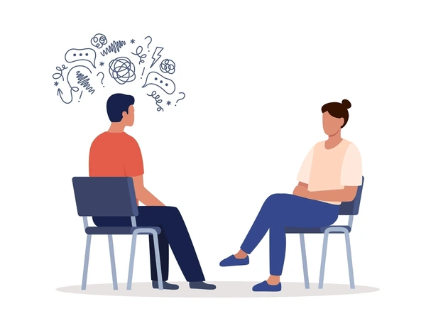 Online CBT Therapist session concept for anxiety, depression, panic, GAD with Psychiatrist Pakistan